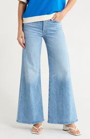 MOTHER The Tomcat Roller Skimp Wide Leg Jeans