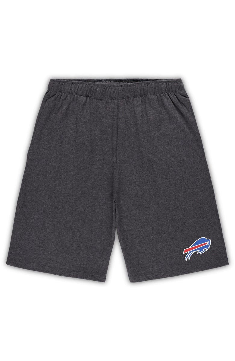 CONCEPTS SPORT Men's Concepts Sport White/Charcoal Buffalo Bills Big & Tall T-Shirt and Shorts Set, Alternate, color, White