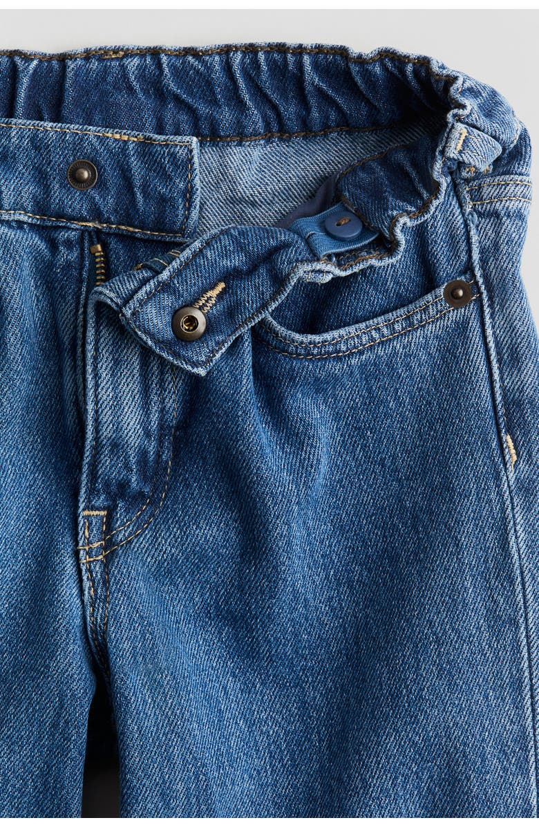 H&M Tapered Cotton-blend Jeans, Alternate, color, Denim Blue