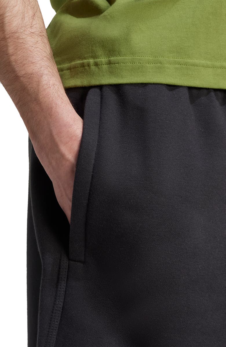 adidas Essential Baggy Fit Sweat Shorts, Alternate, color, Black