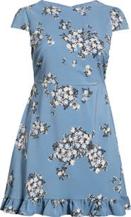 SUGARLIPS Moxie Floral Ruffle Minidress