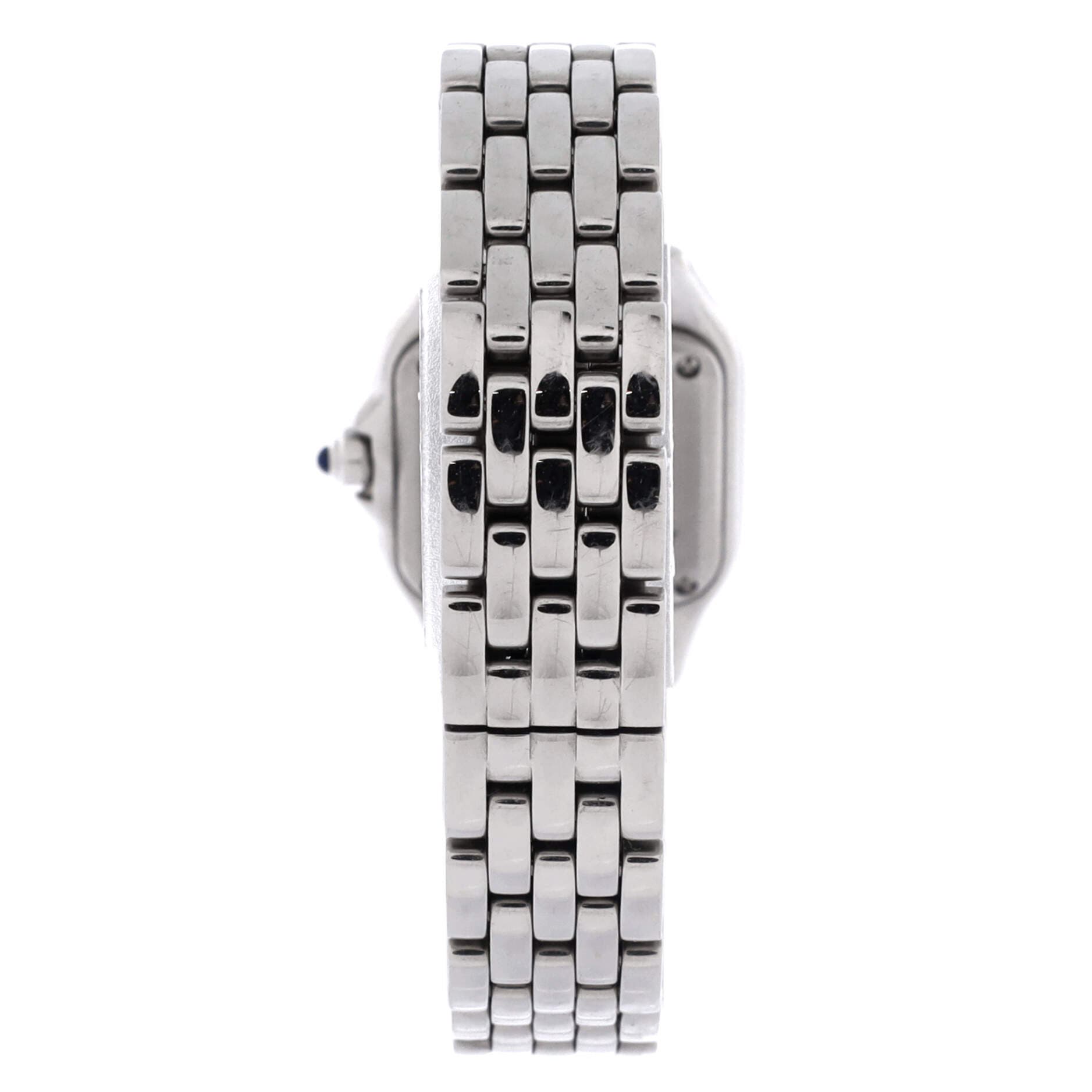 Panthere de Cartier Quartz Watch Stainless Steel with Diamond Bezel 22, Alternate, color, Metallic Silver