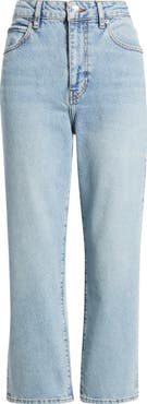 FRAME The Ruler High Waist Ankle Straight Leg Jeans