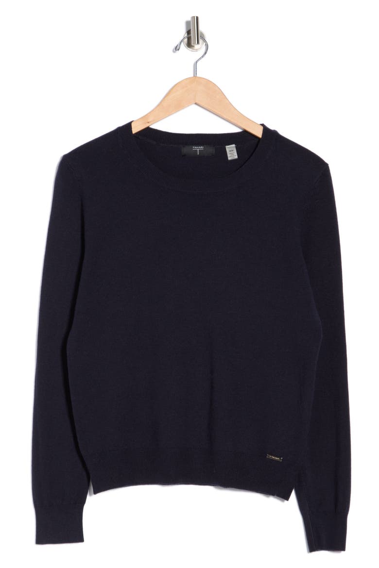 Crewneck Sweater, Alternate, color, COLLEGE NAVY