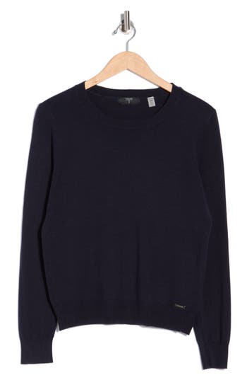 T Tahari Crewneck Sweater In Blue