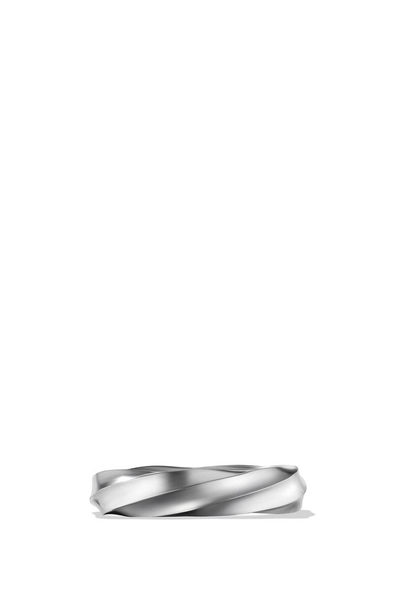 Cable Edge Band Ring, Main, color, STERLING SILVER RECYCLED
