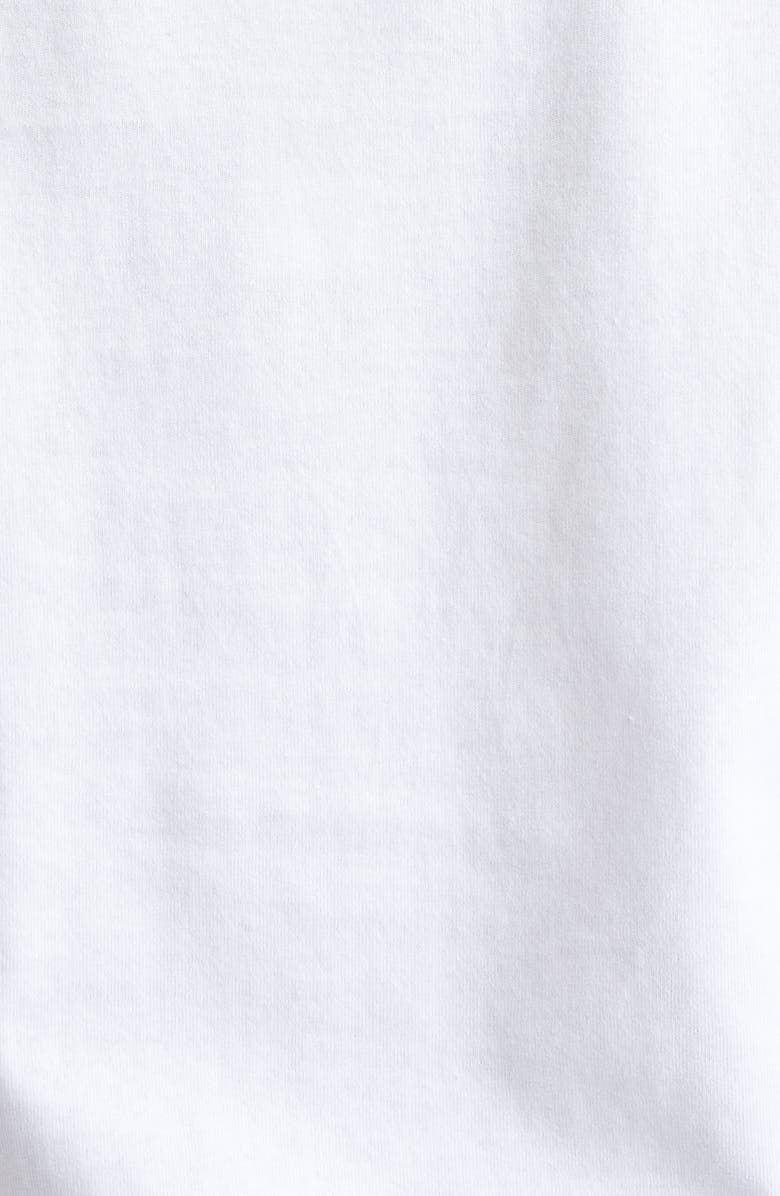 Sporty & Rich x Yankees Serif Cotton Baseball T-Shirt, Alternate, color, White/Fire Red