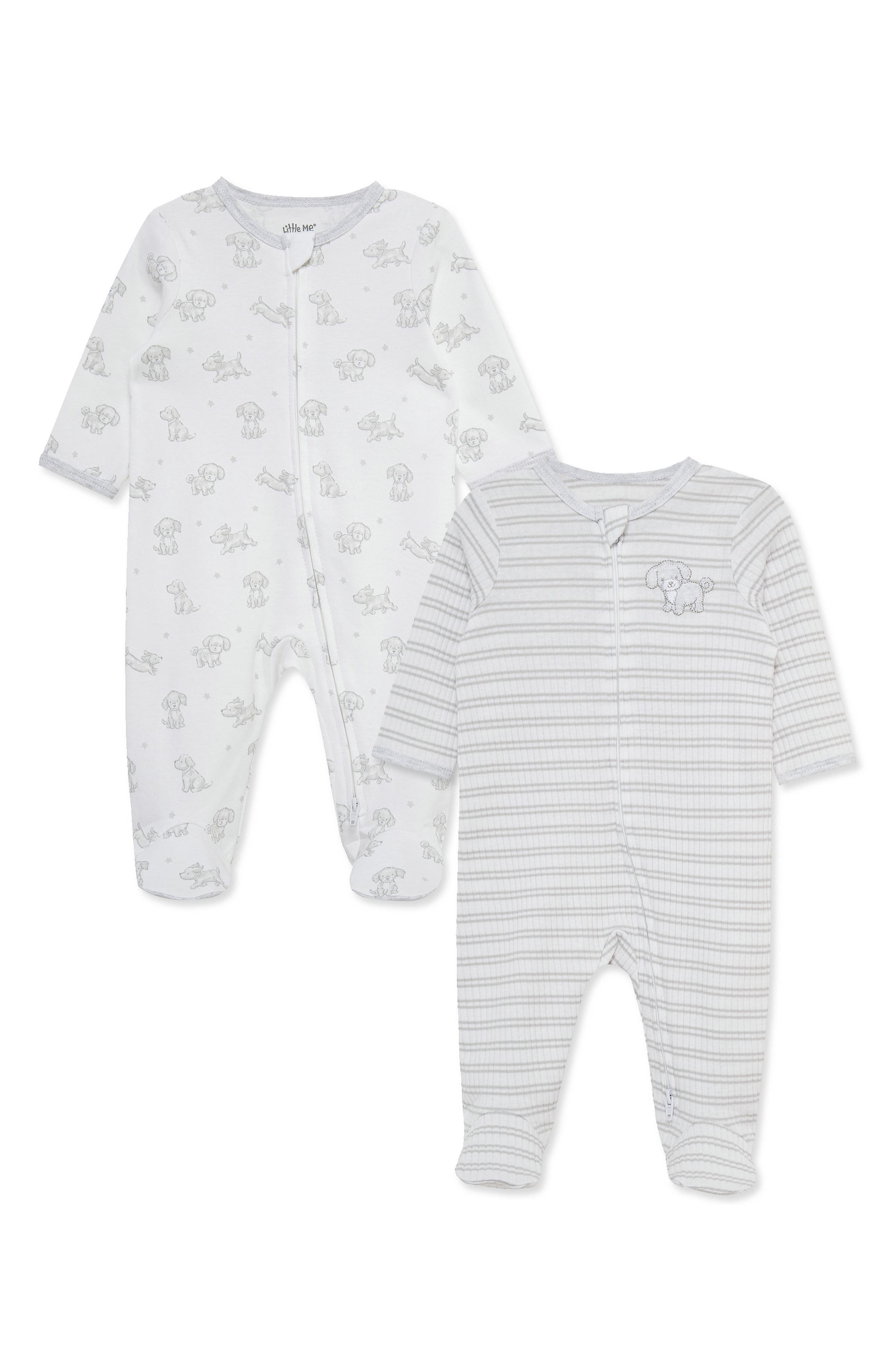 Kids' 2-Pack Organic Cotton Footie Pajamas