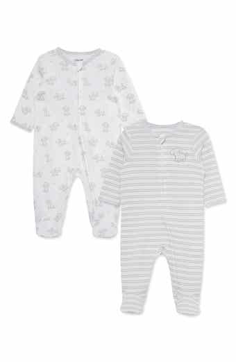 Kids' 2-Pack Organic Cotton Footie Pajamas