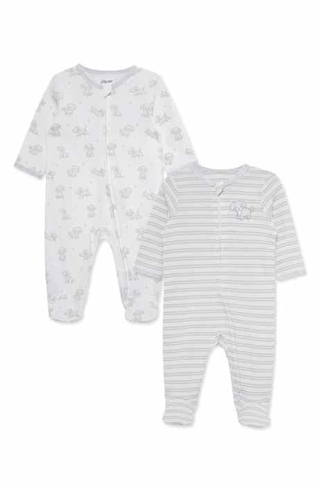 Kids' 2-Pack Organic Cotton Footie Pajamas