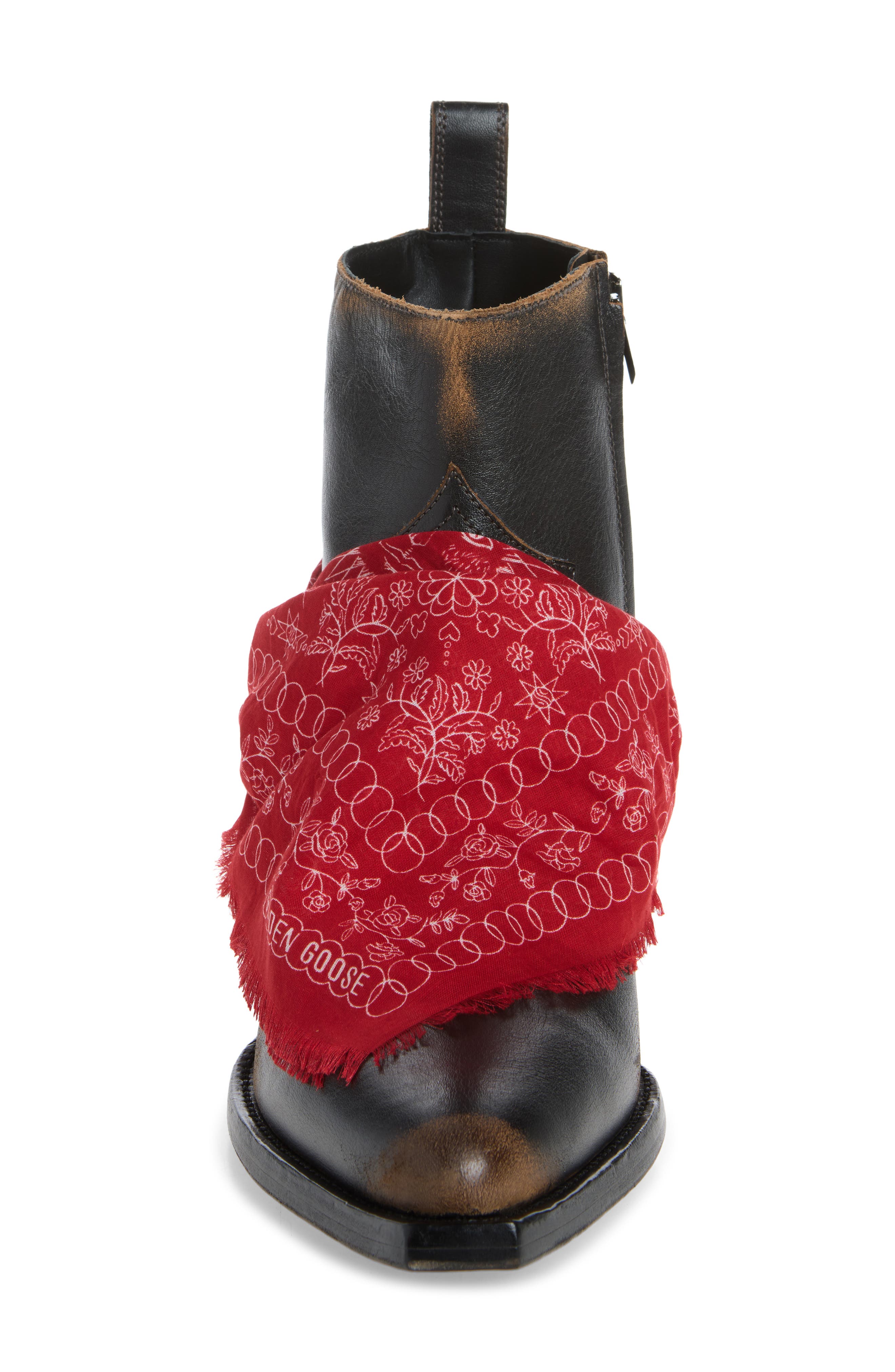 Debbie Harness Boot, Alternate, color, BLACK/ LIGHT BROWN