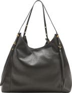 MANGO Faux Leather Sack Shoulder Bag