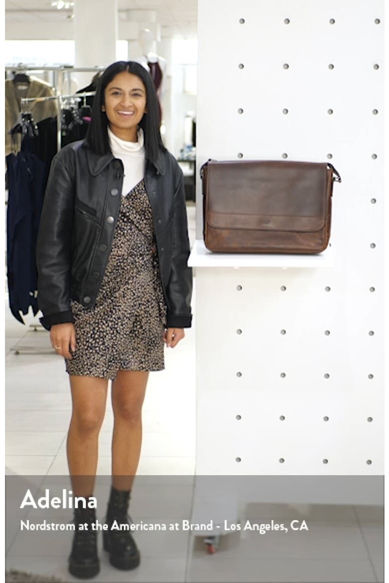 Navigator Leather Messenger Bag video