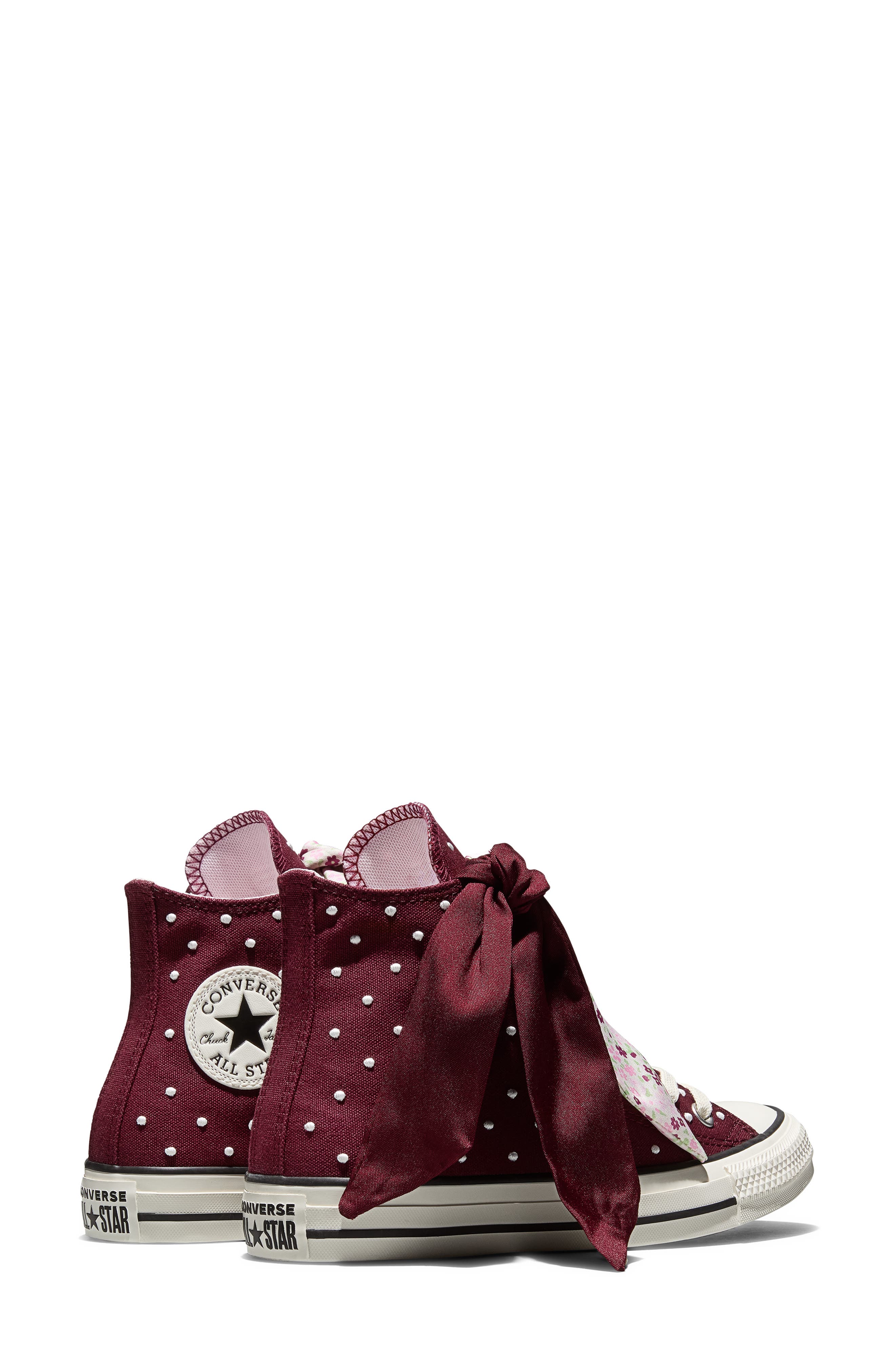 Chuck Taylor® All Star® High Top Sneaker, Alternate, color, DEEP BORDEAUX/ EGRET