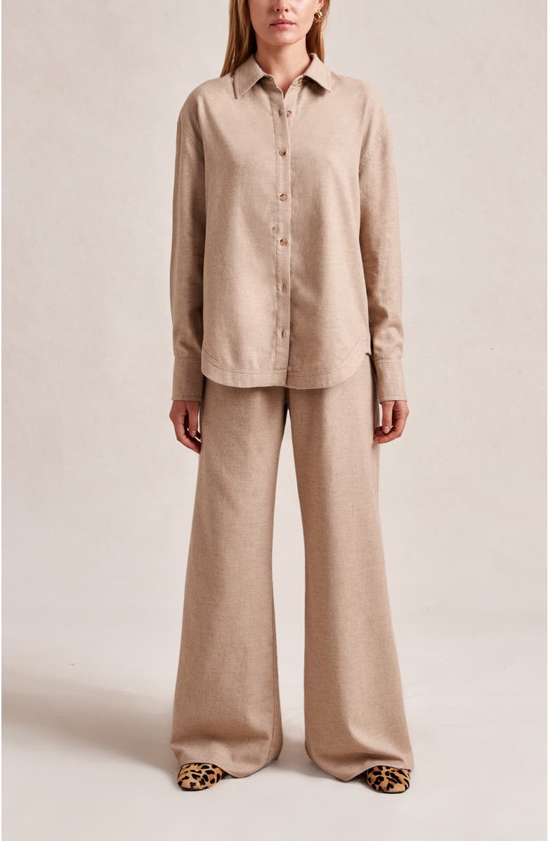 La Ligne Ewan Shirt, Main, color, Camel