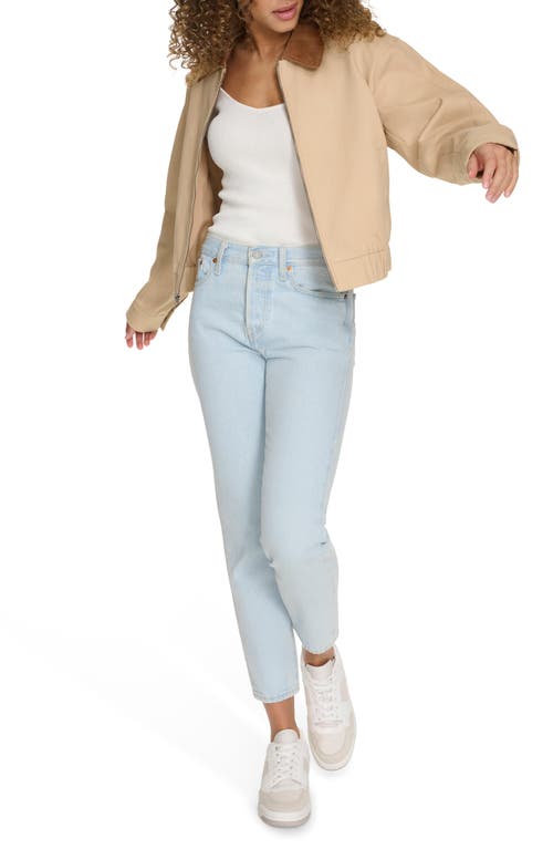 Levi's Laydown Collar Jacket In Tan