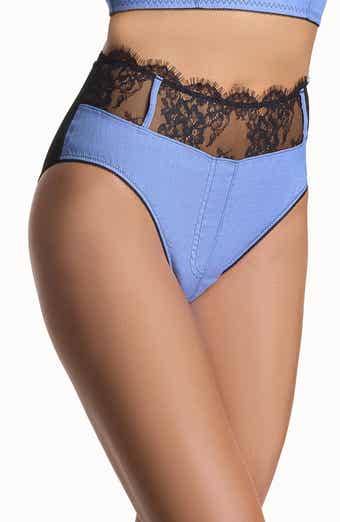Hanky Panky x Lexi Wood Katrina Lace Trim High Waist Briefs