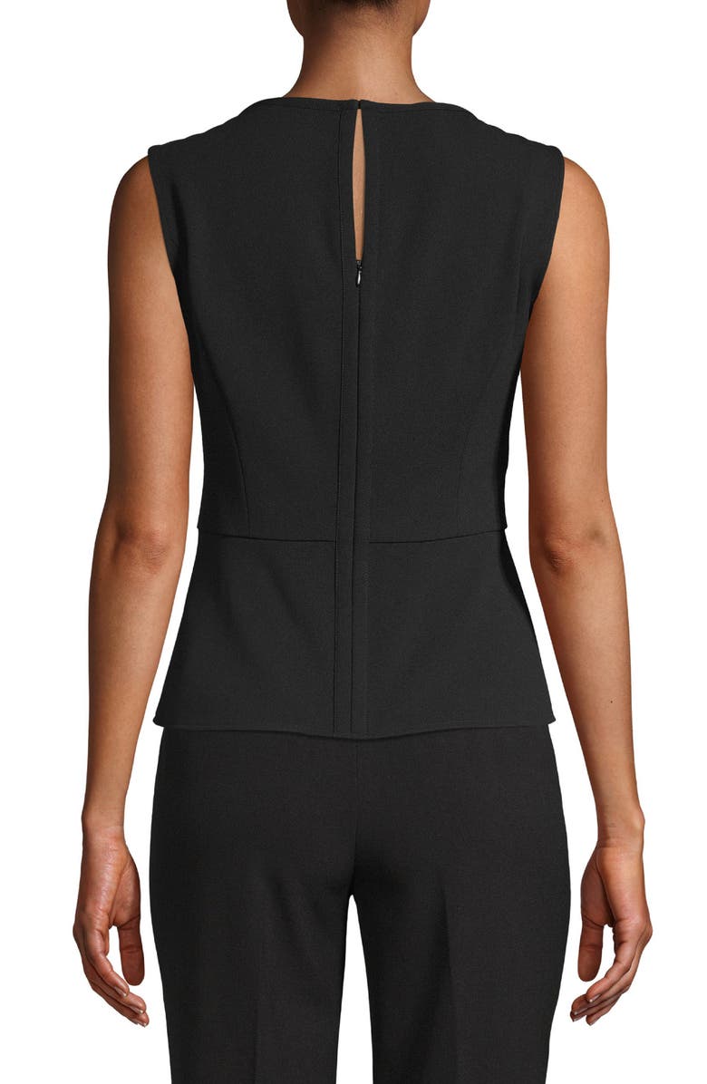 Anne Klein Sleeveless Peplum Top, Alternate, color, 