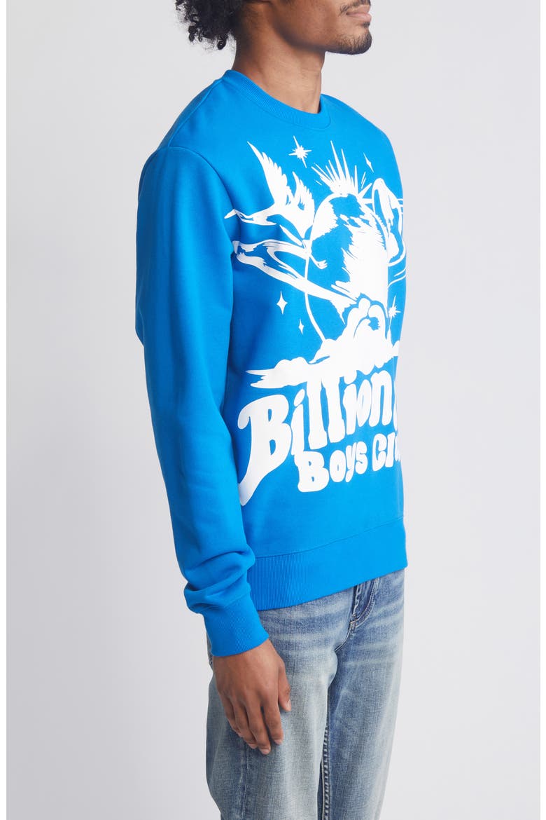 Tranquility Crewneck Sweatshirt, Alternate, color, SKY DIVER