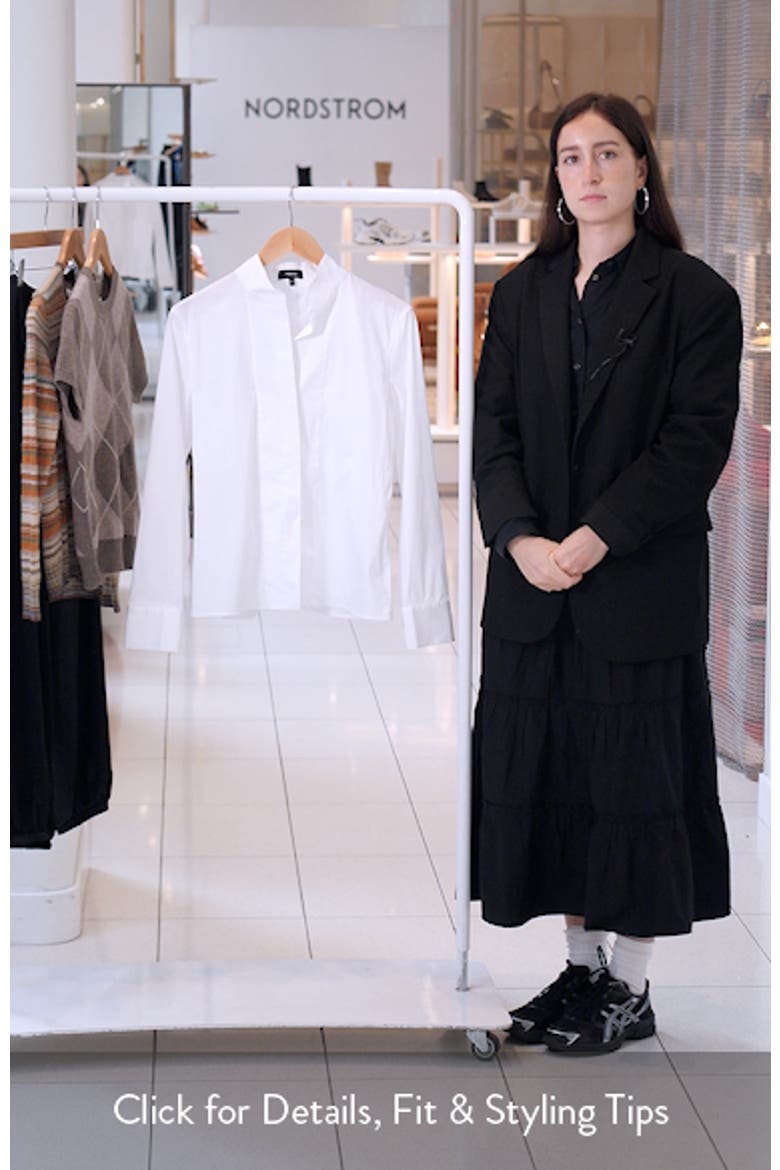 Tailored Cotton Blend Button-Up Shirt video