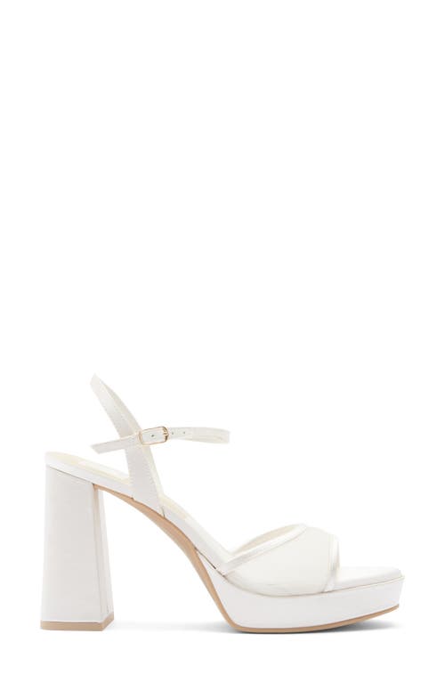 Dolce Vita Preya Platform Sandal In White