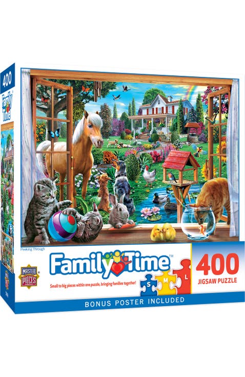 Peeking Through 400 Piece Jigsaw Puzzle