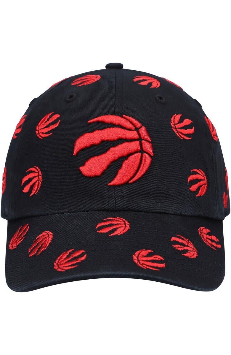 '47 Men's '47 Black Toronto Raptors Confetti Cleanup Adjustable Hat, Alternate, color, Black