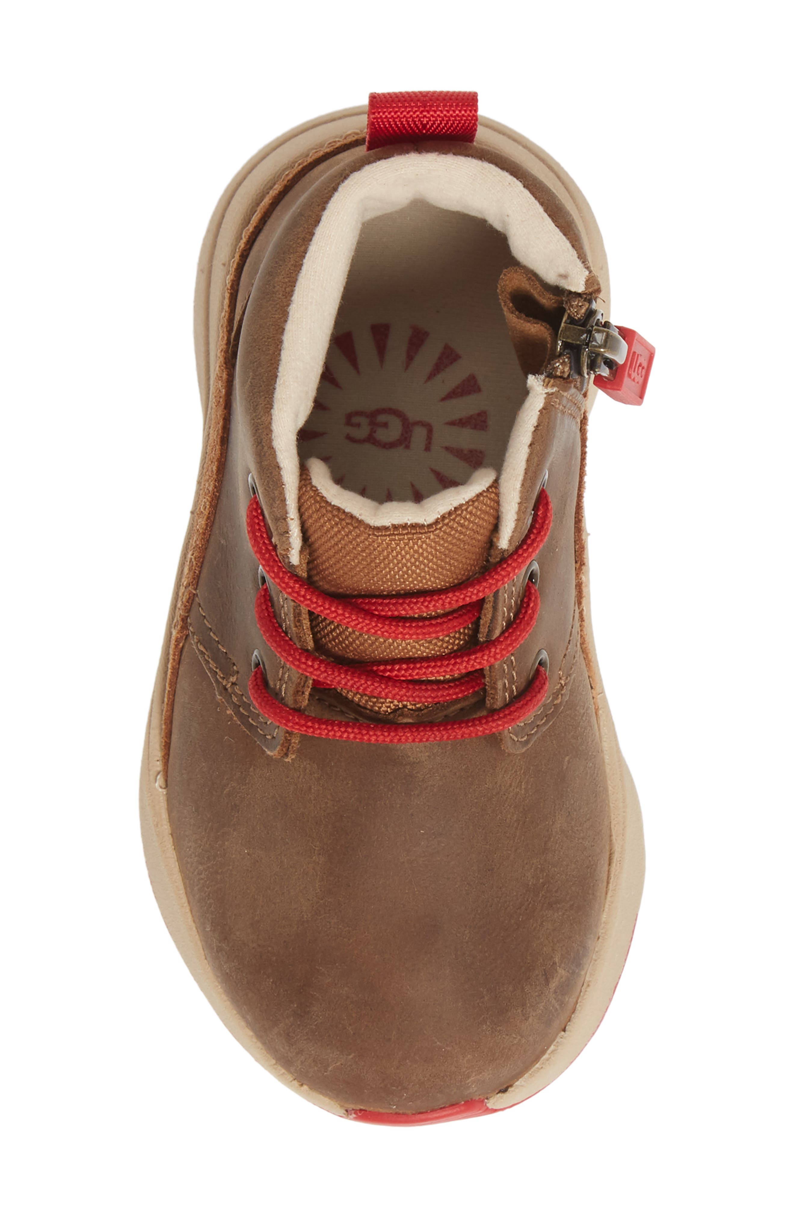 UGG<sup>®</sup> Canoe III Weather Sneaker, Alternate, color, Walnut / Samba Red