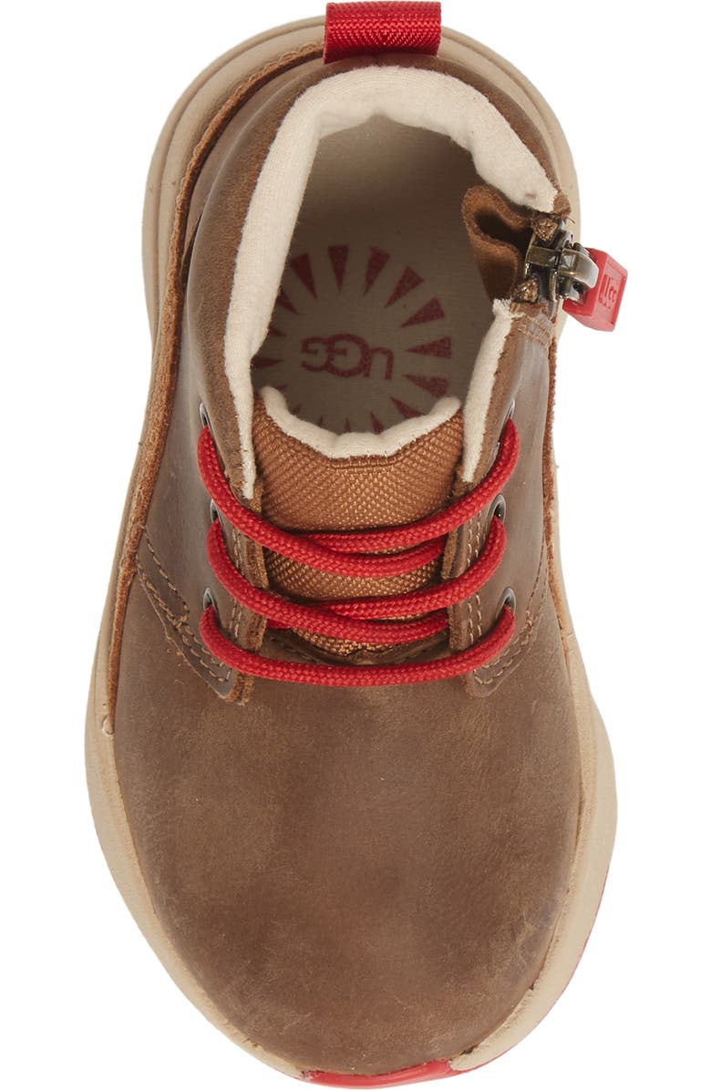 UGG<sup>®</sup> Canoe III Weather Sneaker, Alternate, color, Walnut / Samba Red