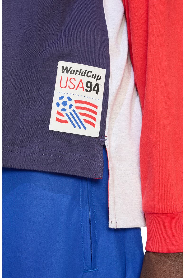 World USA Long Sleeve Rugby Shirt, Alternate, color, NOBLE INK