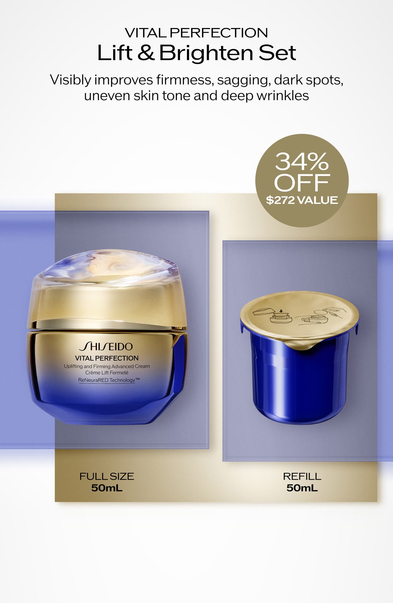 Shiseido Vital Perfection Lift & Brighten Duo Set (Nordstrom