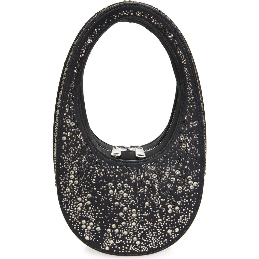 Coperni Mini Swipe Crystal Embellished Top Handle Bag