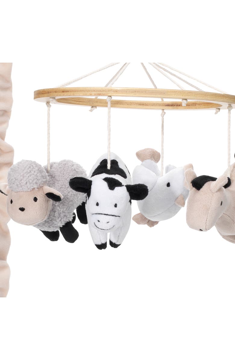 Lambs & Ivy Baby Farm Animals Musical Baby Crib Mobile Soother Toy, Alternate, color, Multicolor