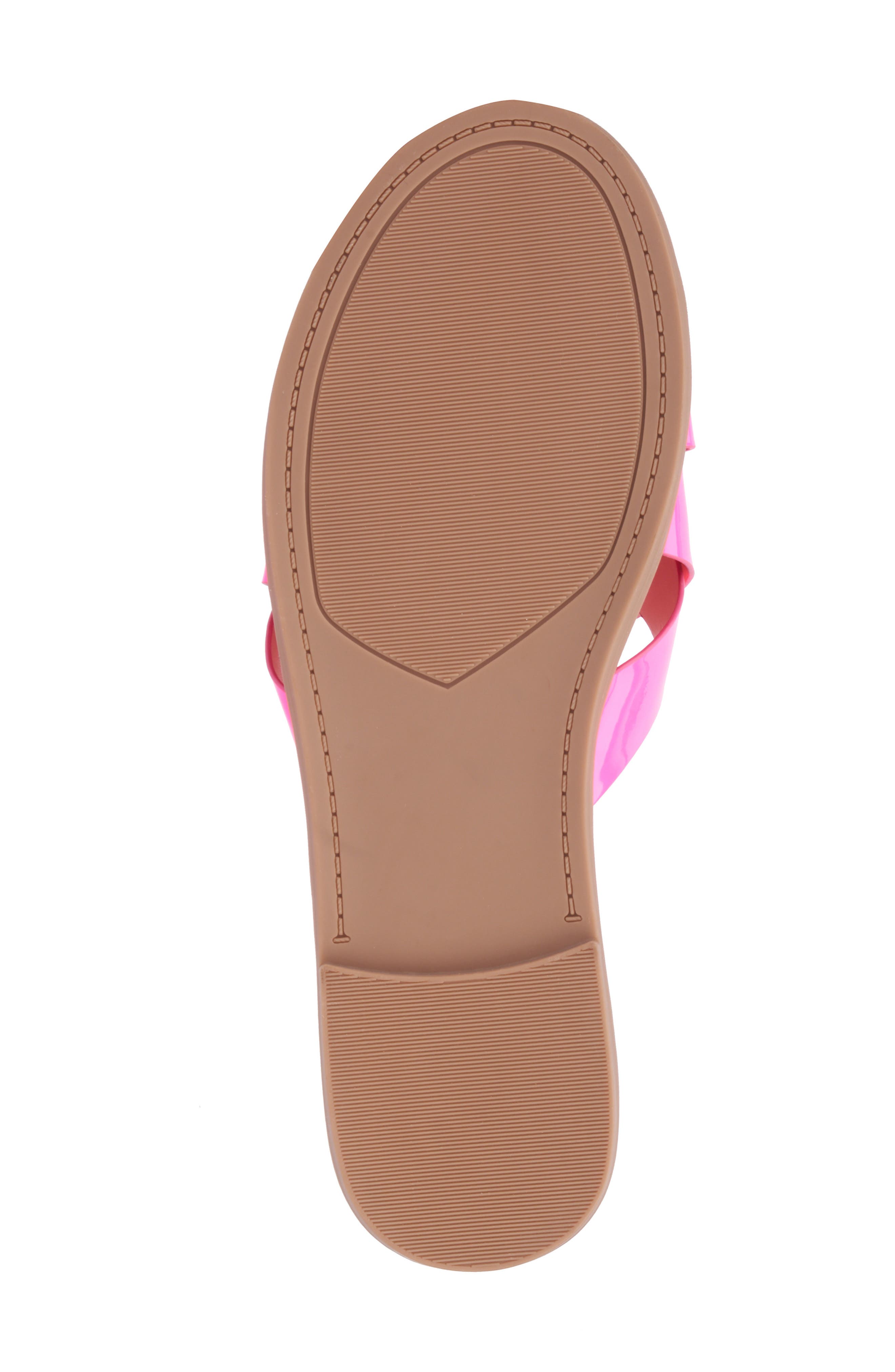 Fashion to Figure Tiana Slide Sandal - Wide Width, Alternate, color, Neon Pink
