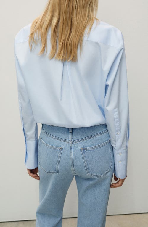 Shop Mango Matilda Mid Rise Straight Leg Jeans