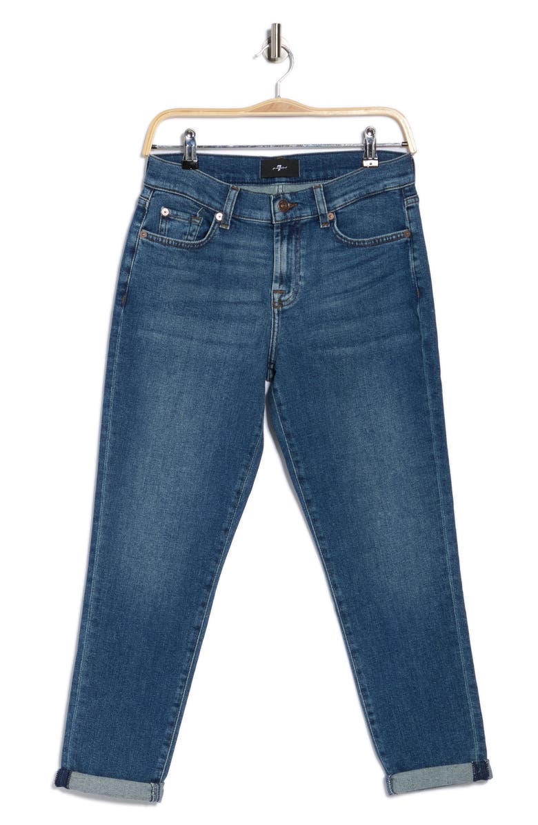 7 For All Mankind Josefina Cuffed Boyfriend Jeans, Alternate, color,