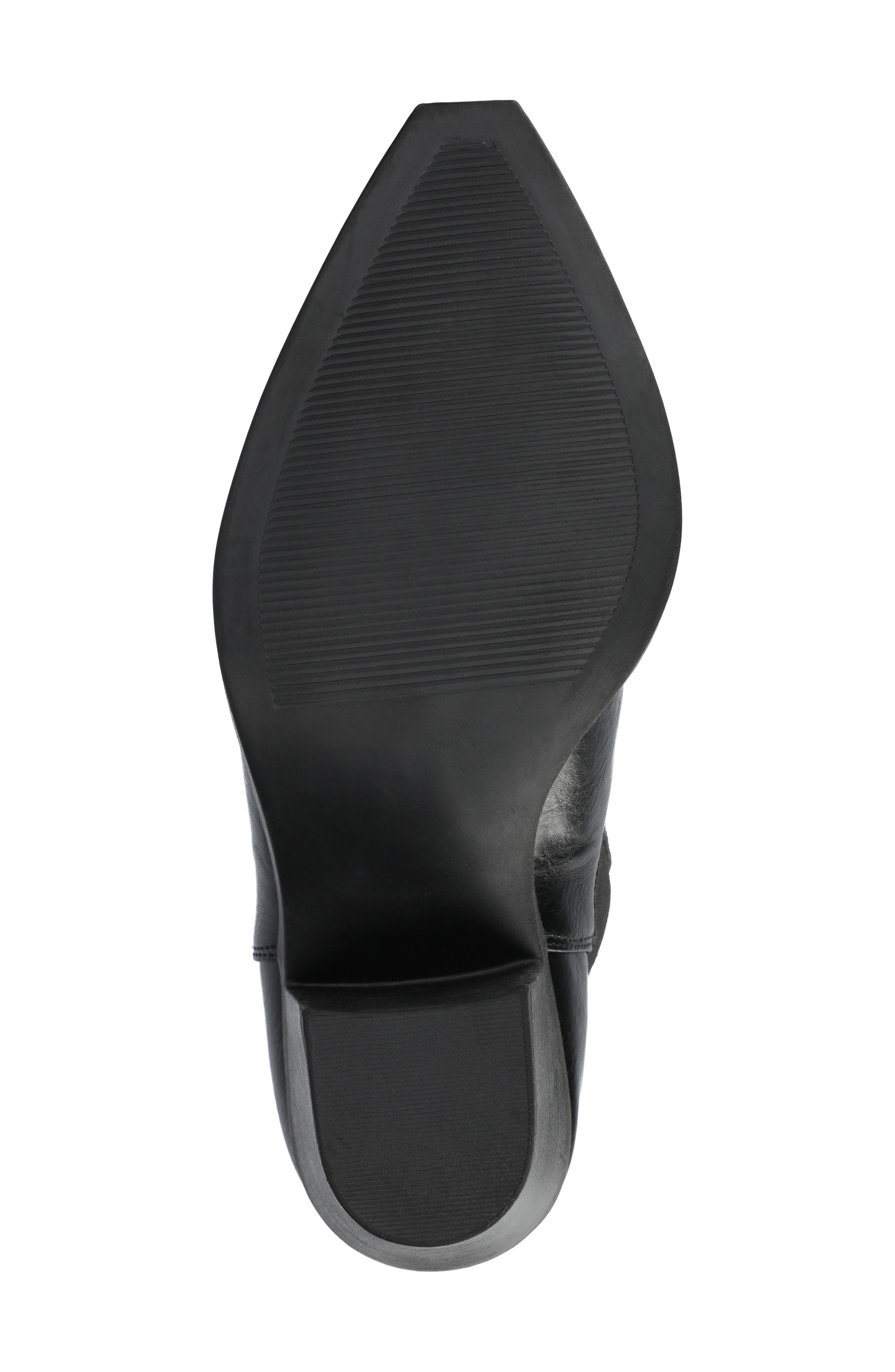 Journee Collection Rosemary Western Chelsea Boot, Alternate, color, Black