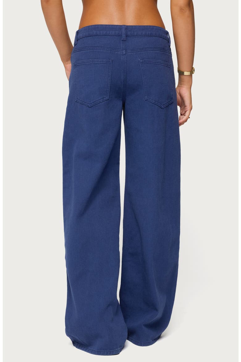 Daytime Low Rise Wide Leg Jeans, Alternate, color, NAVY