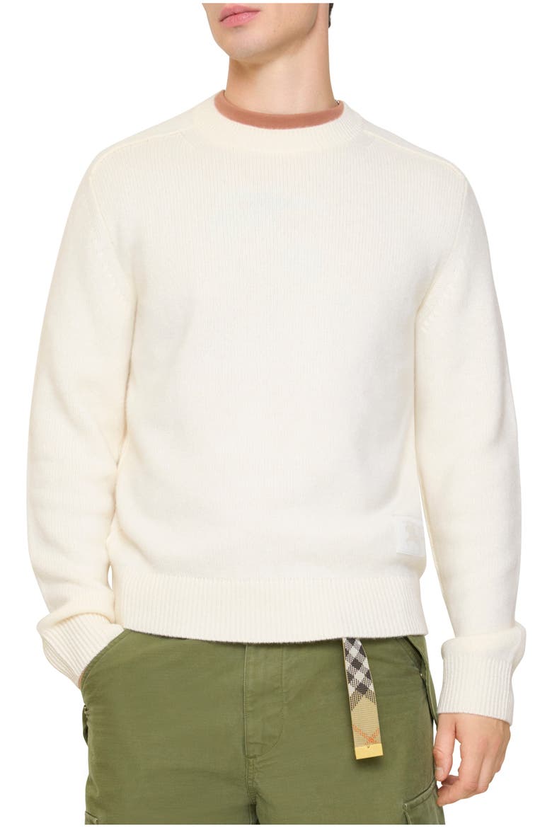 Cashmere Sweater, Main, color, Ceramic white