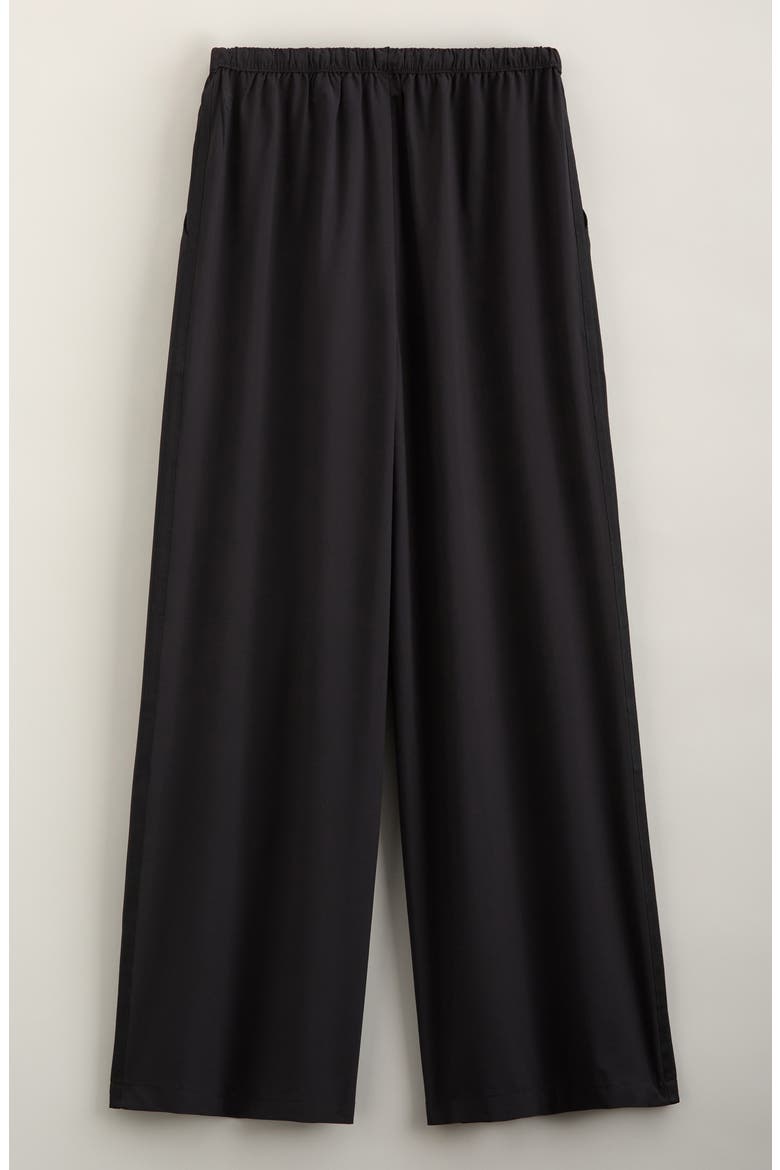 Kids' Airy Wide Leg Pants, Alternate, color, BLACK