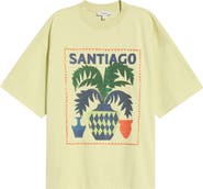 Topshop Santiago Oversize Graphic T-Shirt