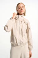 Joseph Ribkoff Memory Cocoon Outdoor Jacket With Funnel Collar