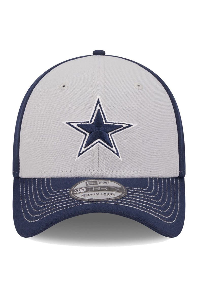 Men's New Era Gray Dallas Cowboys  Main 39THIRTY Flex Hat, Alternate, color, Gray