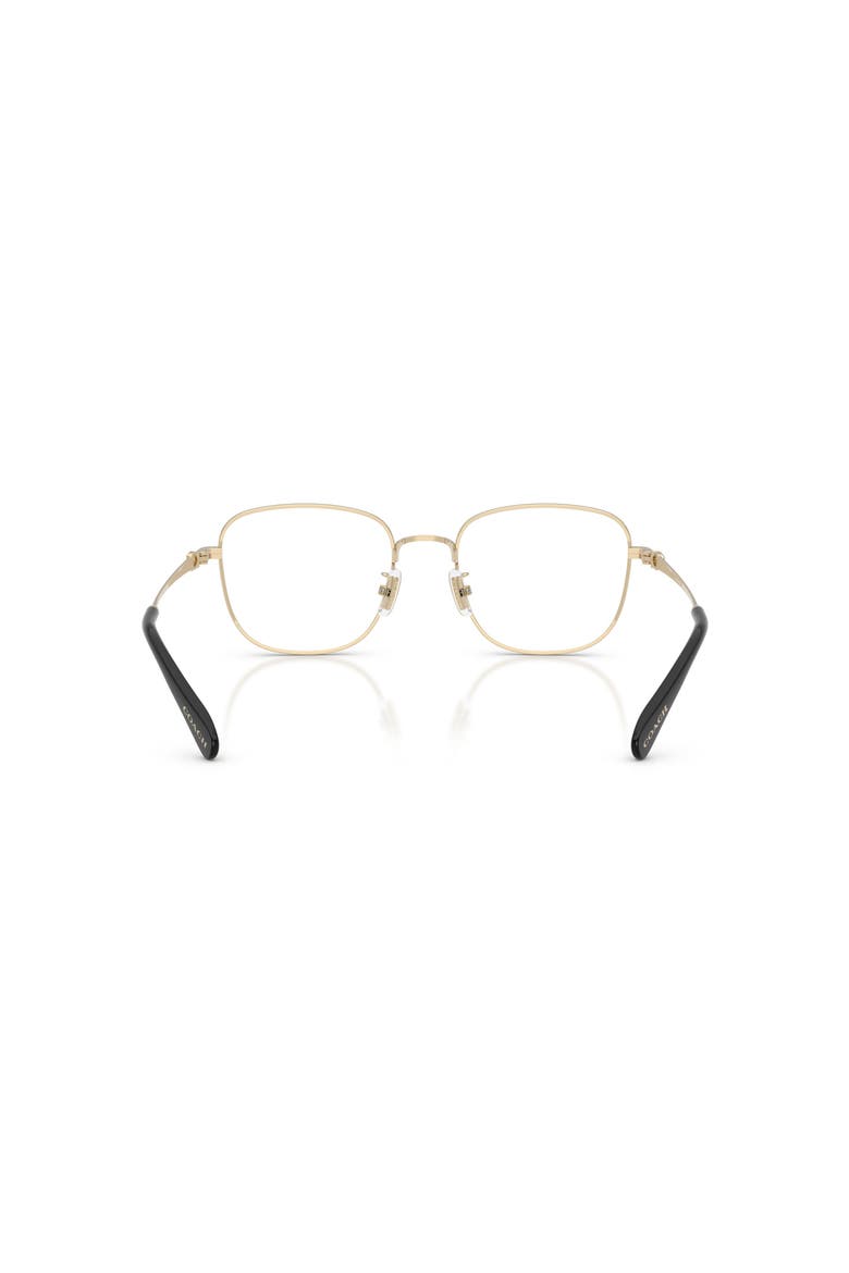 52mm Square optical glasses, Alternate, color, Gold