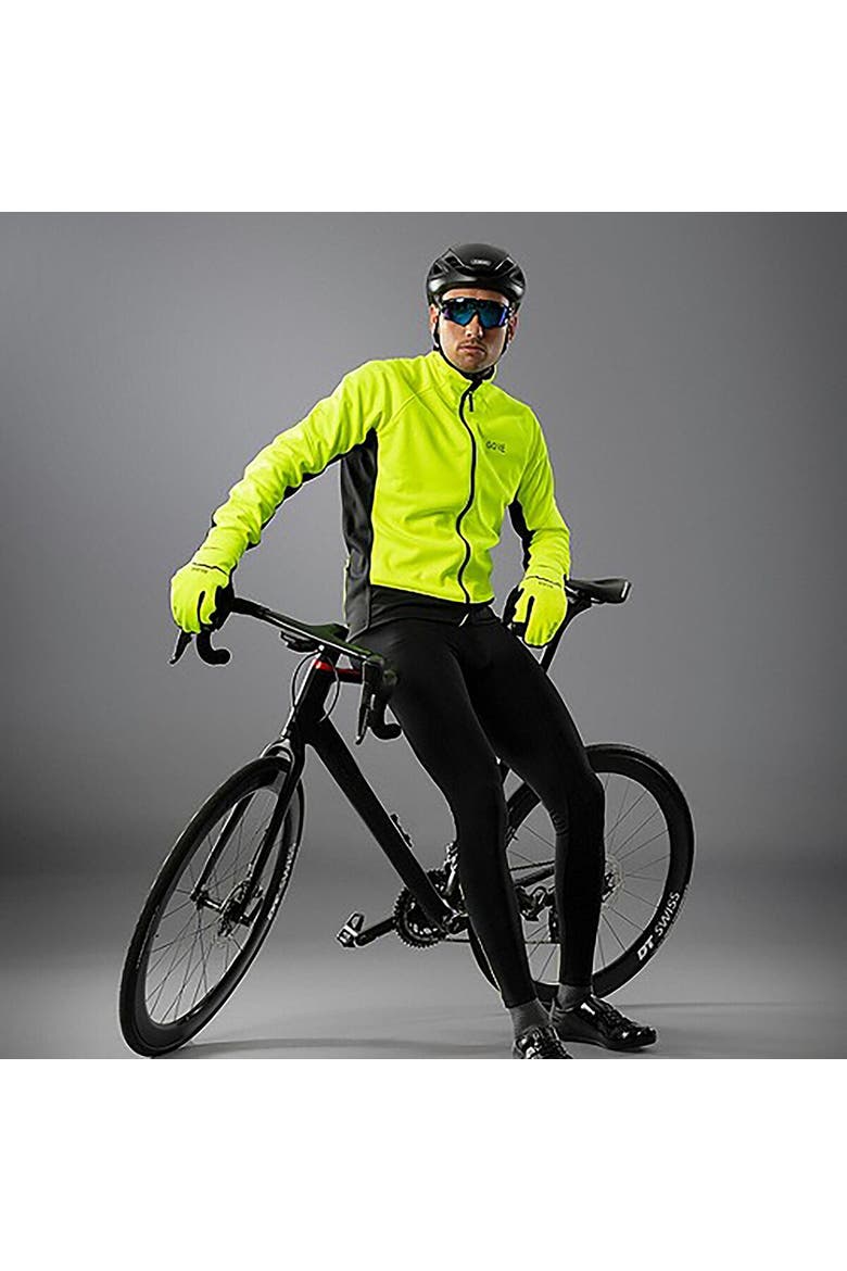C3 Thermo Bib Tights+ - Men's, Alternate, color, Black/Neon Yellow