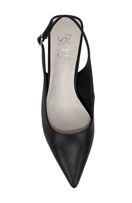 Franco Sarto Jaden Pointed Toe Slingback Pump In Black