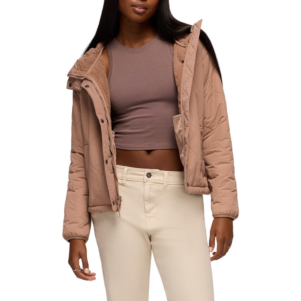 Prana Encinitas Quilted Jacket In Brown