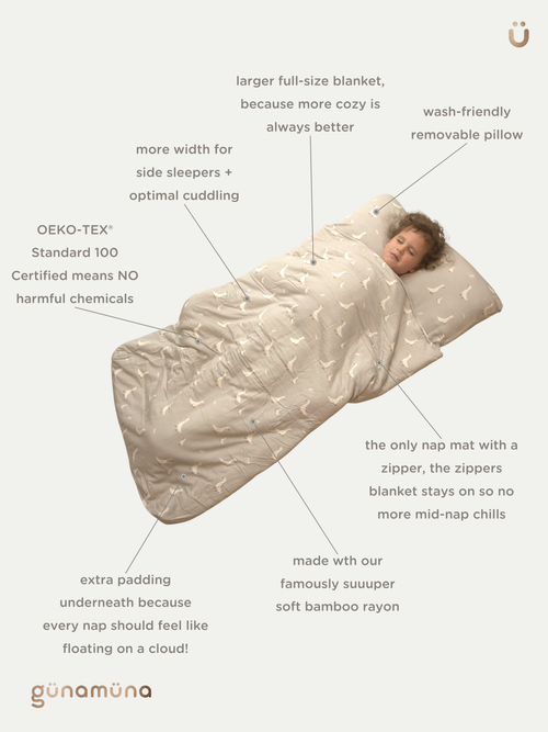 Gunamuna Nap Mat In Gray