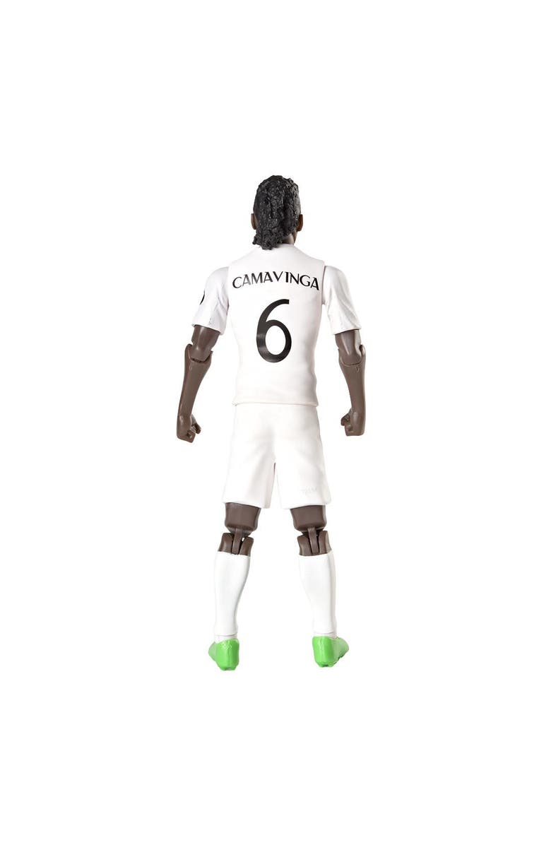 Banbo Toys SOCKERS Real Madrid CF Eduardo Camavinga 8" Collectible Soccer Action Figure, Alternate, color, White