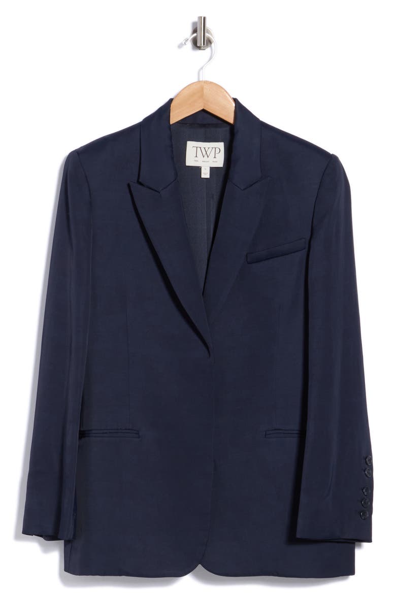 Sweetpea Single Button Blazer, Main, color, MIDNIGHT
